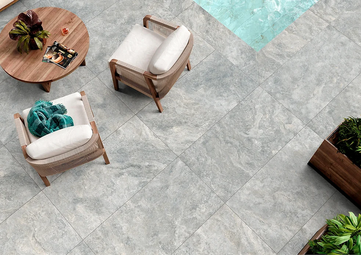 Travertino Pearl Porcelain Tile