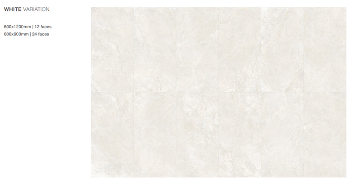 TUFA XCUT Series Off White Glazed Porcelain