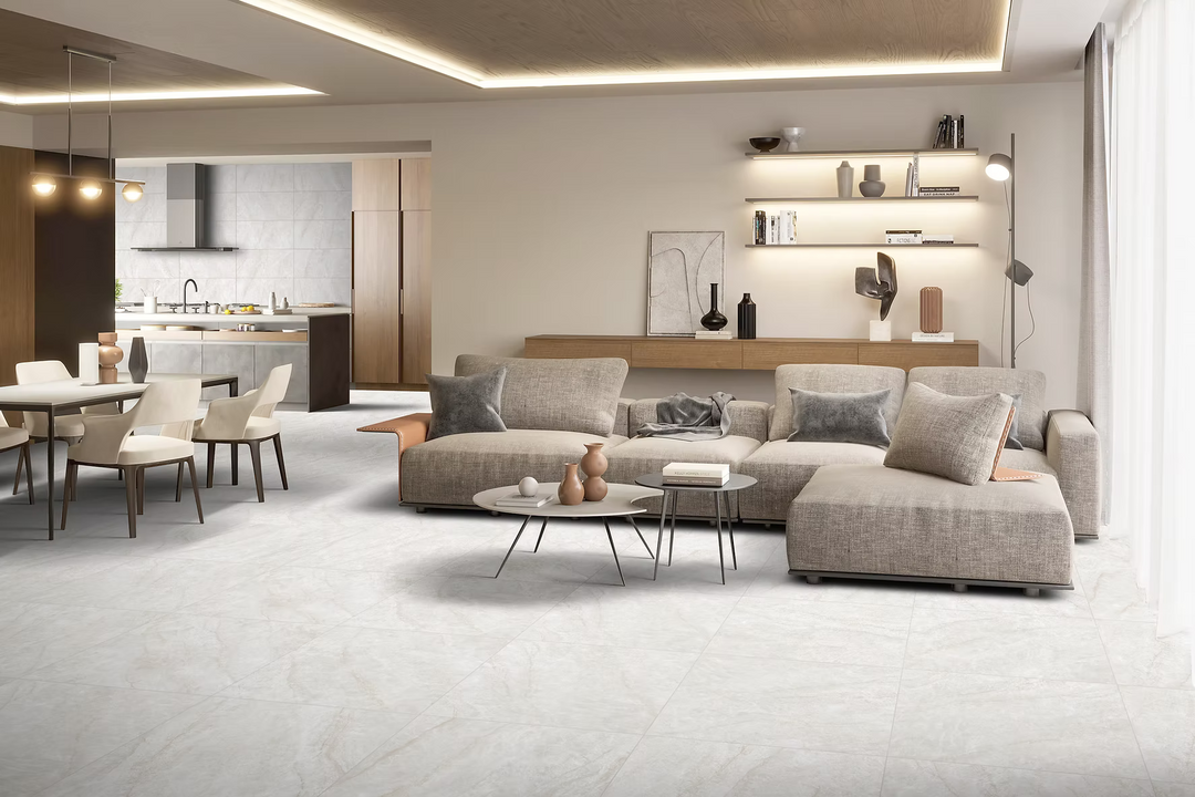 Taj Mahal Ivory 3D Honed Porcelain Tile
