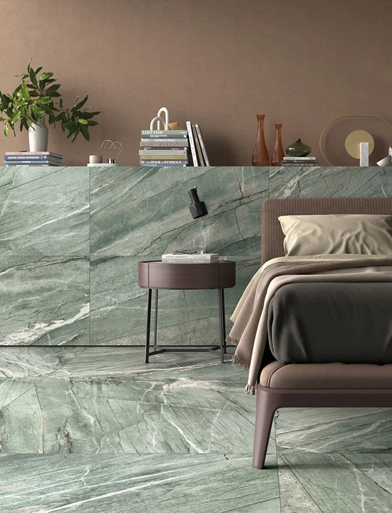 Italian porcelain slabs sample showcasing large format surface and finish
