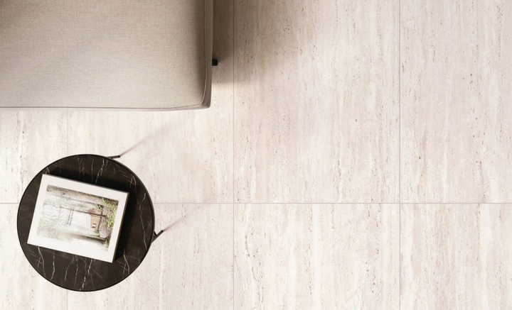Tivoli White Vein Cut Italian Made Porcelain Travertine Look Tile