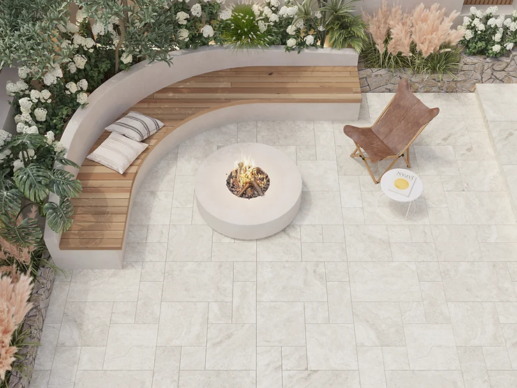 Travertino Beige Porcelain Tile