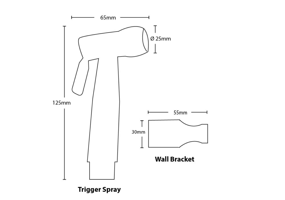 Linkware Trigger Spray with Reinforced Hose/Dual Check Valve
