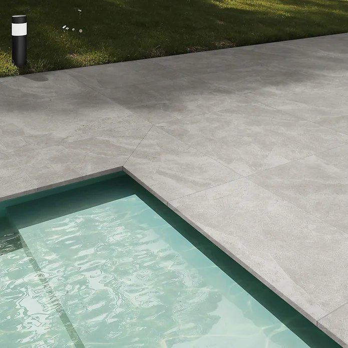 Tundra Grey Marble Look Porcelain Tile