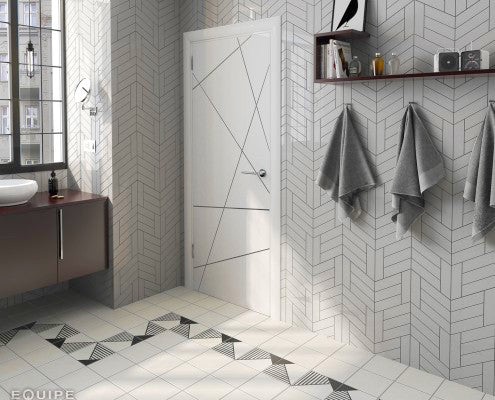 The Chevron Matt Porcelain Collection