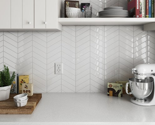 The Chevron Matt Porcelain Collection
