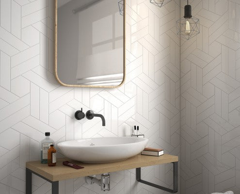 The Chevron Matt Porcelain Collection