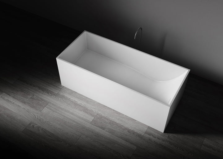 Kaskade Sandy VX23 1700 Freestanding Stone Bath with Overflow