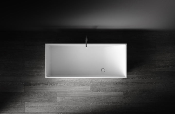 Kaskade Sandy VX23 1700 Freestanding Stone Bath with Overflow