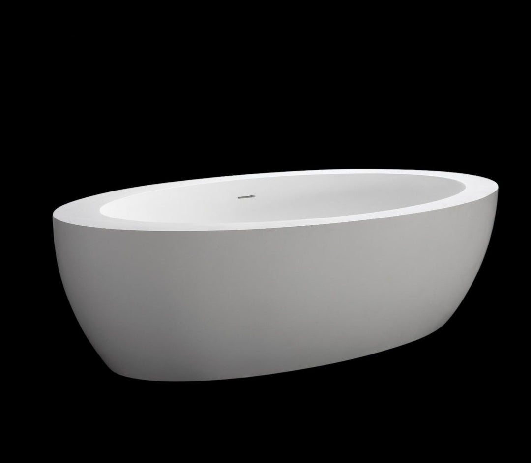 Kaskade Elizabeth VX44-1900 Freestanding Stone Bath with Overflow