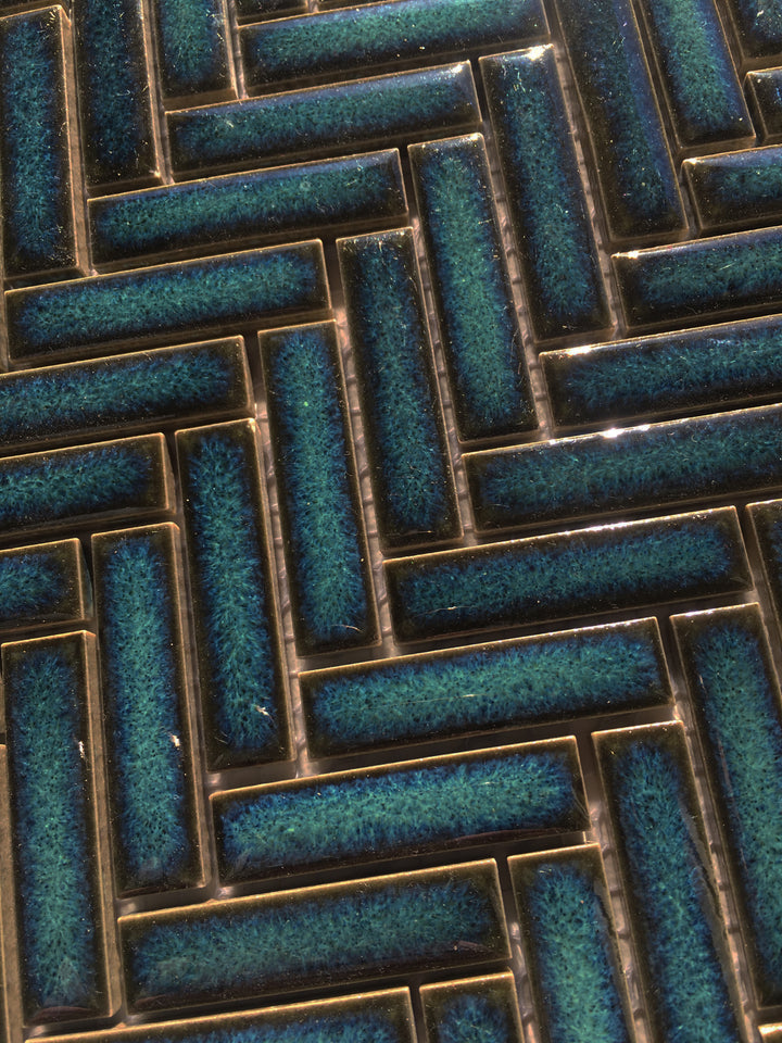 The Herringbone Vintage Tile Mosaic Collection