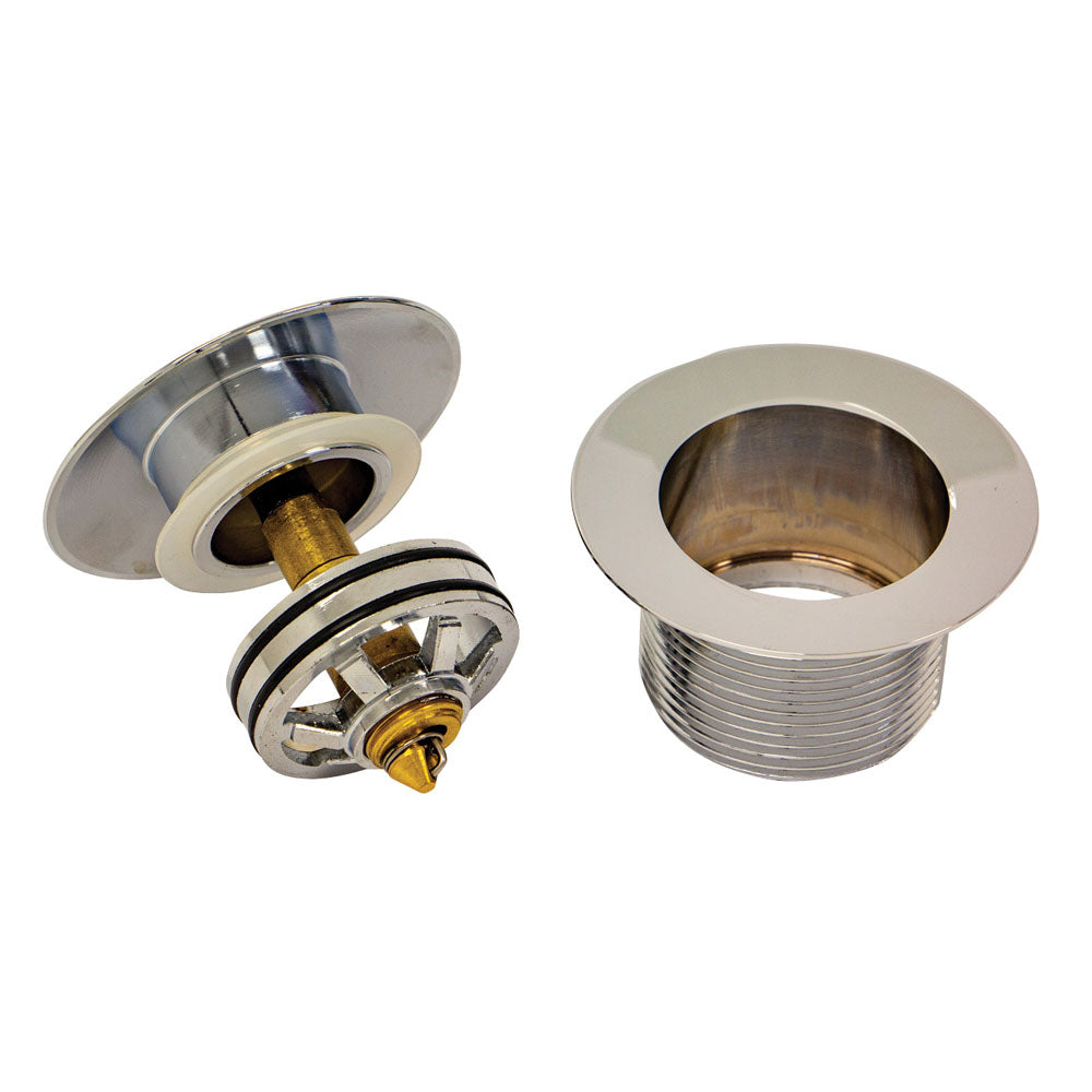 Fienza Universal Pop-Up / Pull-Out Basin Waste, Brushed Nickel