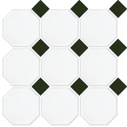 Botany Bay Pebbles Series White Coin 300x300mm