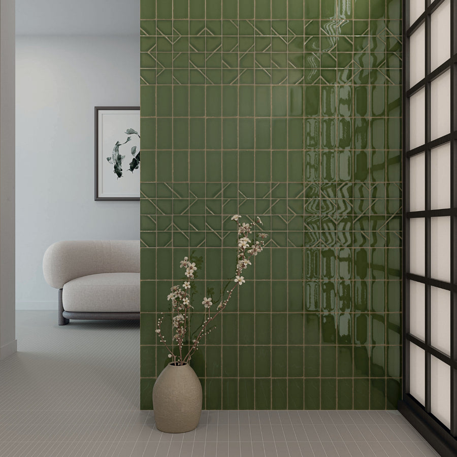 The Abalone Collection Spanish Gloss Wall Tiles 100x300mm