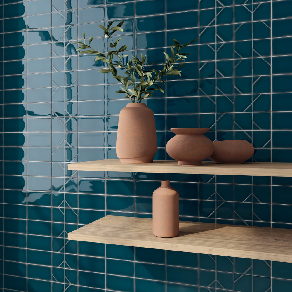 The Abalone Collection Spanish Gloss Wall Tiles 100x300mm