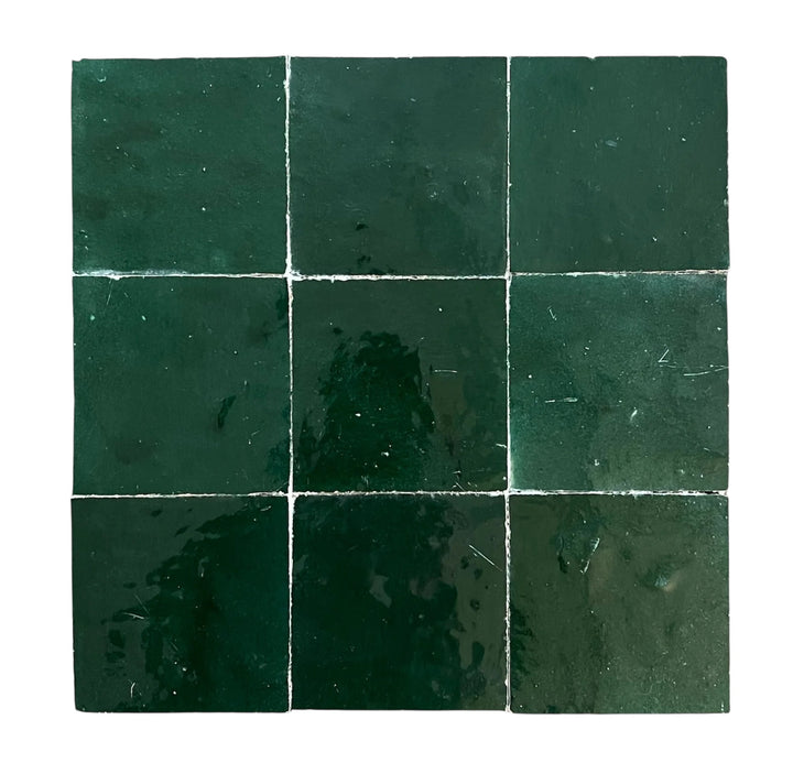Moroccan Zellige Verde 100x100mm