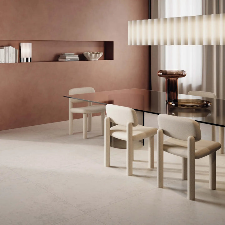 The Poetry Porcelain Limestone Tile Collection