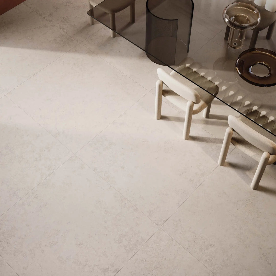 The Poetry Porcelain Limestone Tile Collection