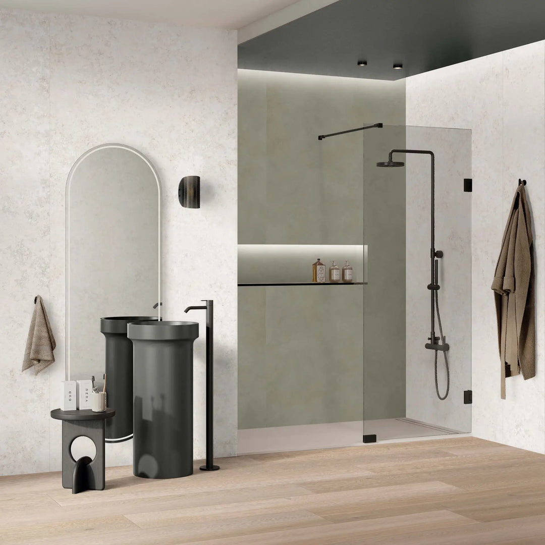 The Poetry Porcelain Limestone Tile Collection