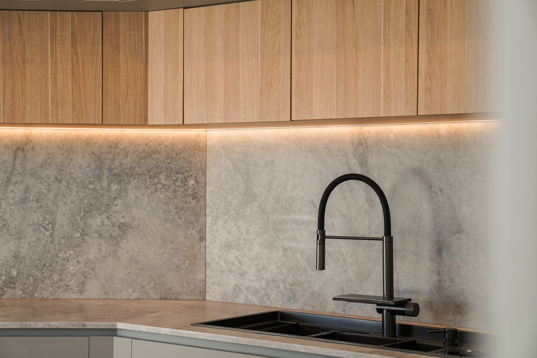 Alia Double Bowl Smart Sink Gunmetal Grey