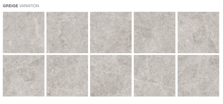 Arlo Series Greige Stone Look Porcelain Tiles