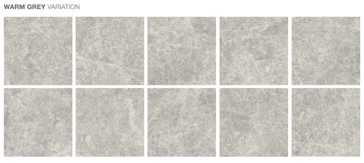 Arlo Series Warm Grey Stone Look Porcelain Tiles