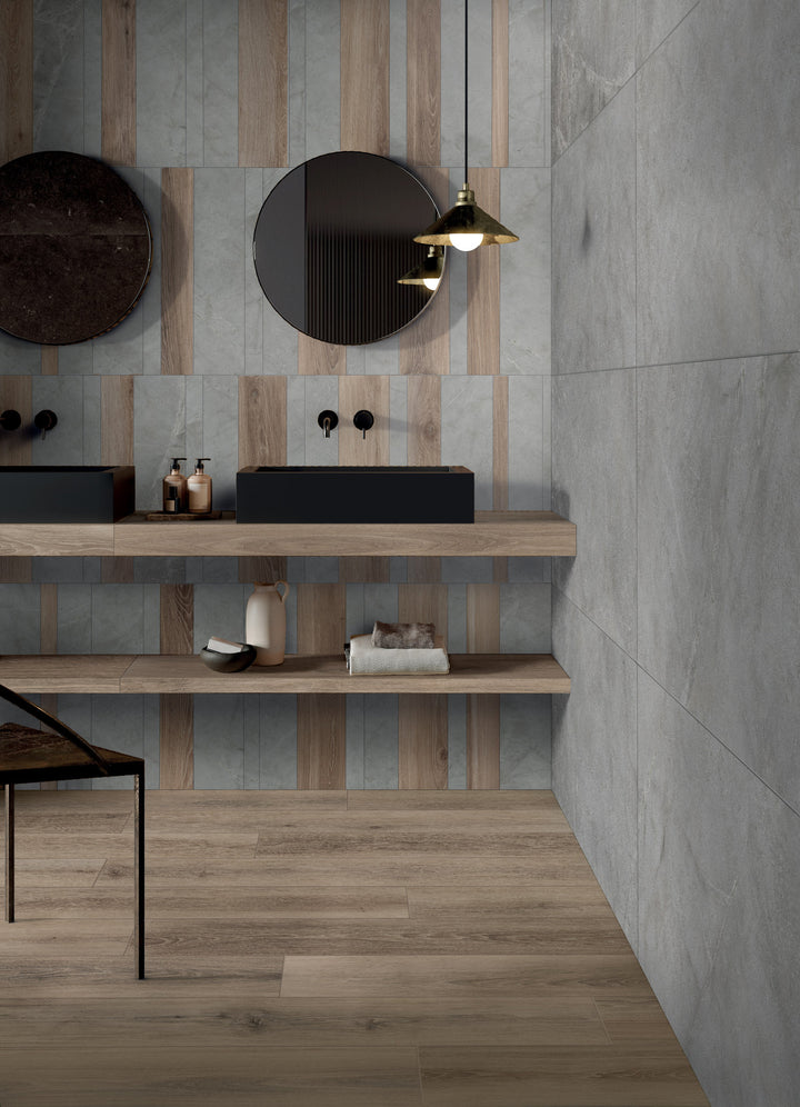 Atlantis Grey Stone Italian Made Porcelain Tile