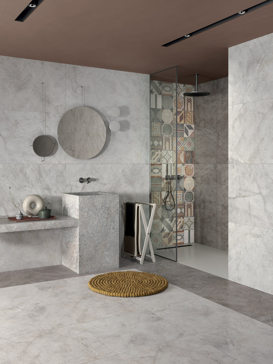 Atlantis Grey Stone Italian Made Porcelain Tile