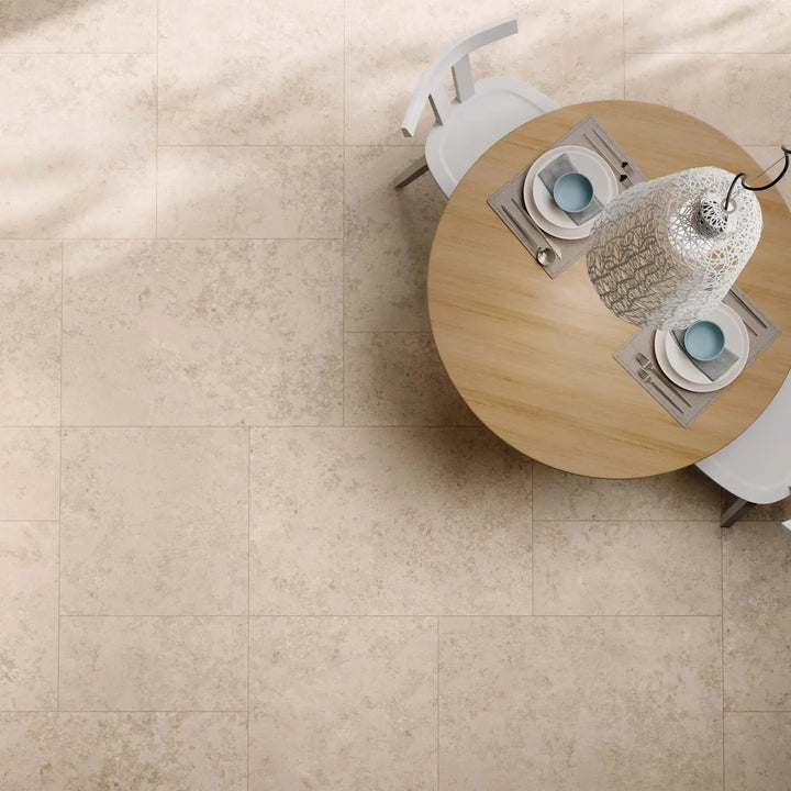 The Poetry Porcelain Limestone Tile Collection