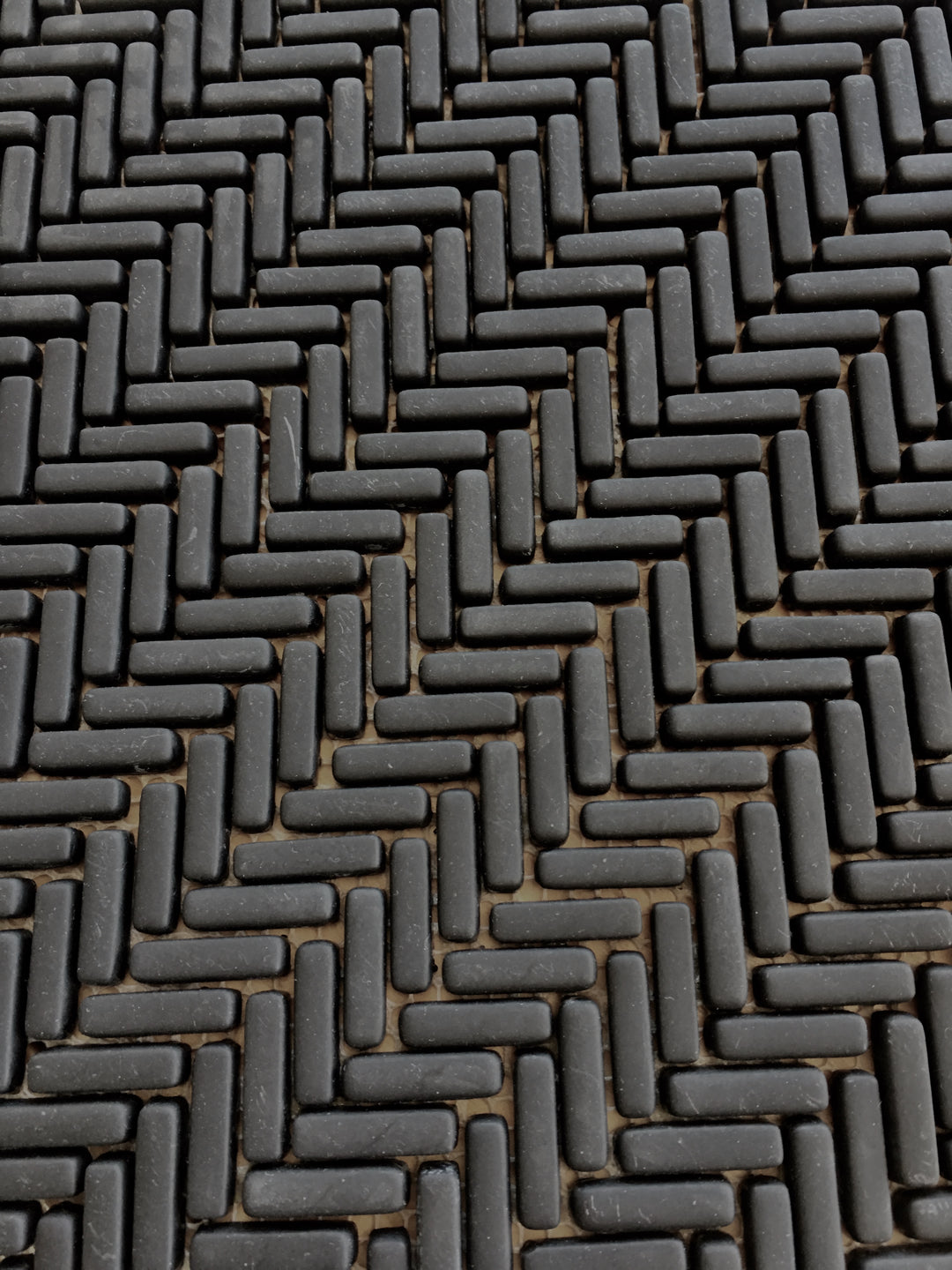 The Micro Glass Herringbone Mosaic Collection