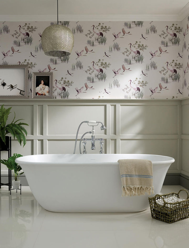 Turner Hastings Blanche TitanCast Solid Surface Freestanding Bath - Satin Silk White