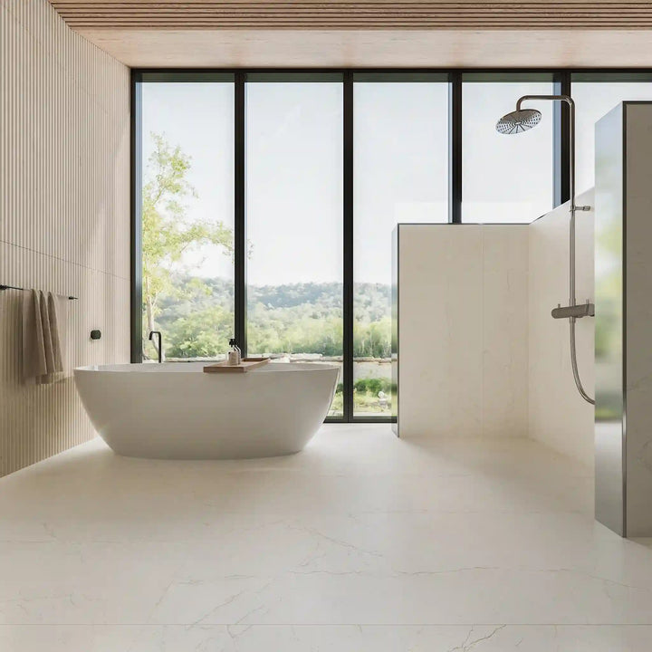 The Alabaste Botticino Look Matte Tile Collection