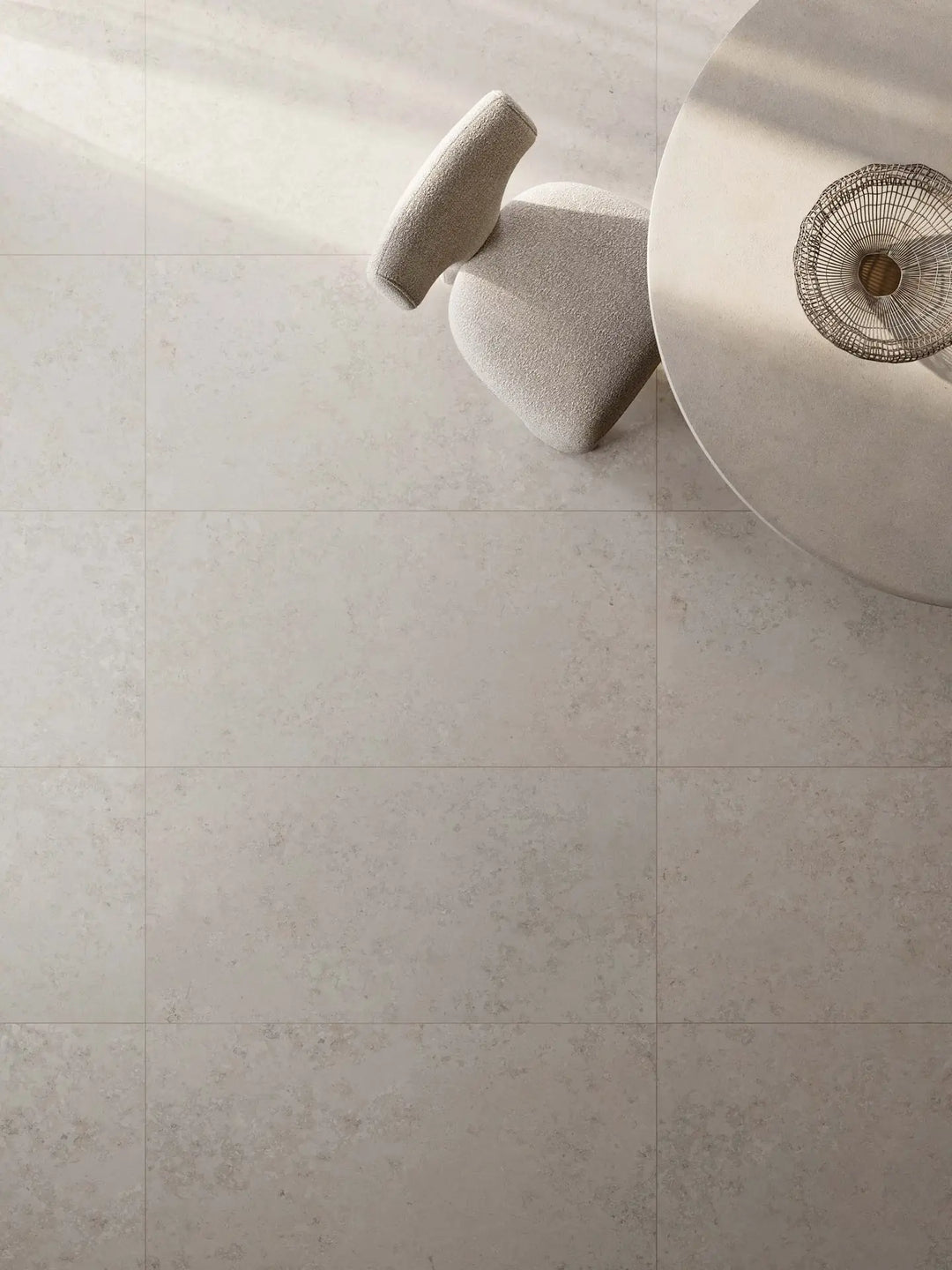 The Poetry Porcelain Limestone Tile Collection
