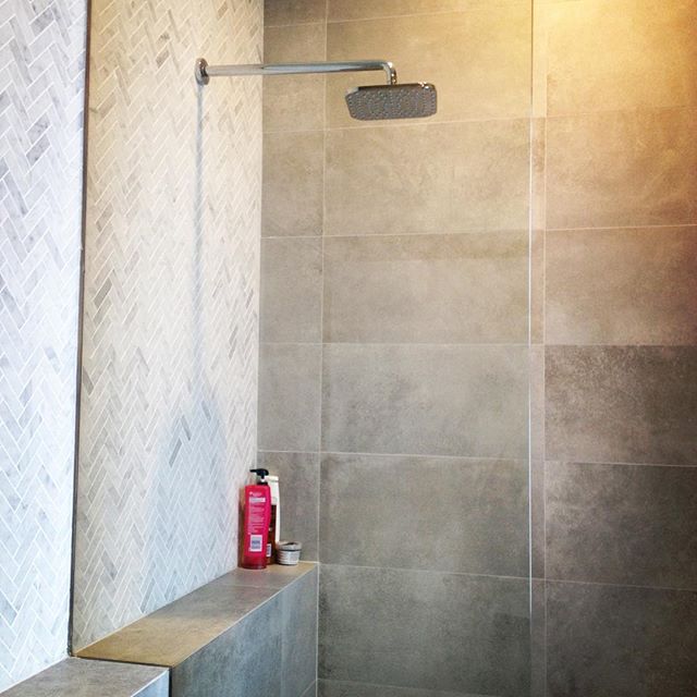 Carrara Herringbone Mosaic