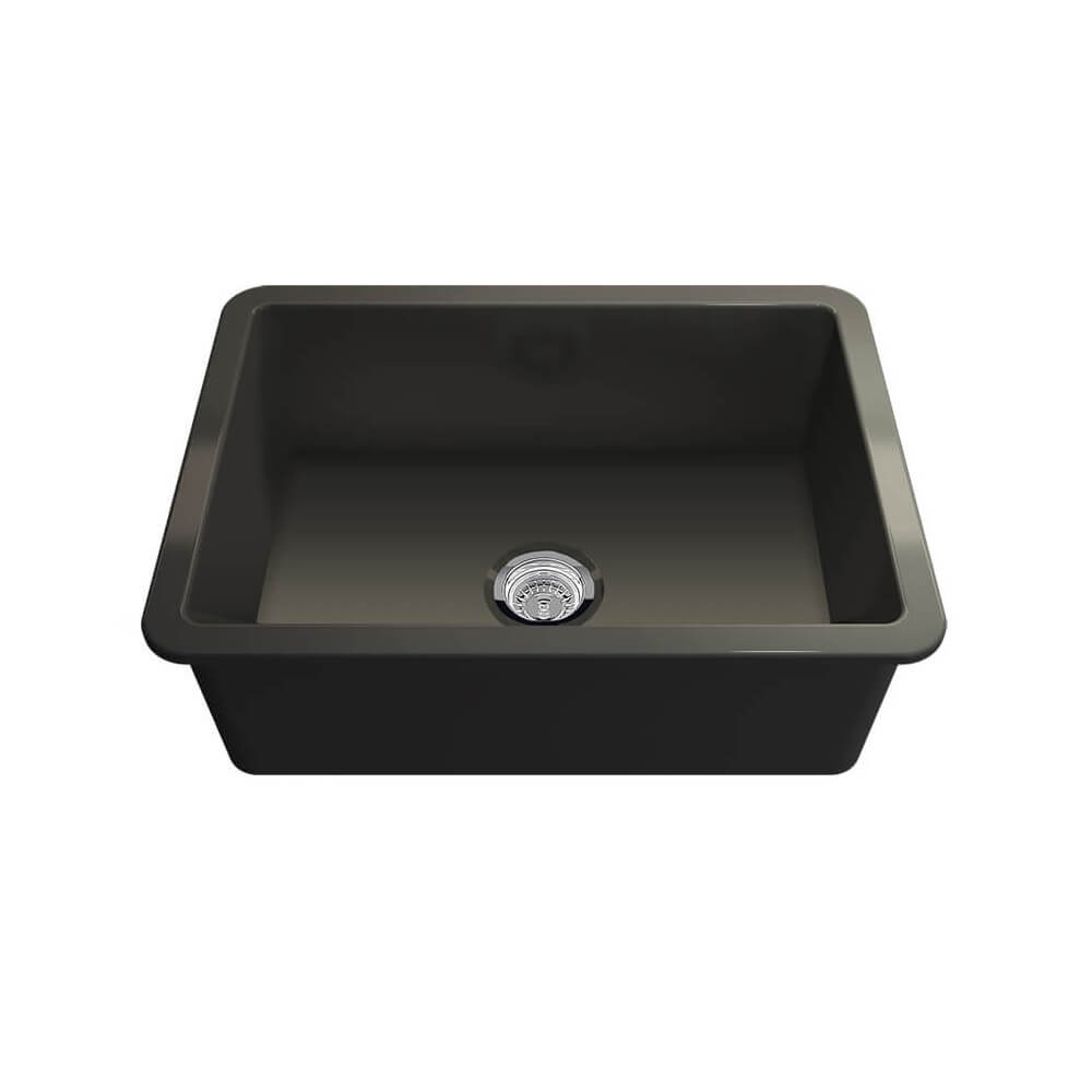 Turner Hastings Cuisine Inset/Undermount Fine Fireclay Matte Black Sink