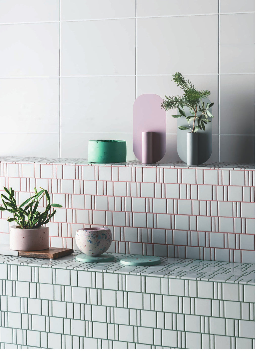 Rhythm White Matte/Gloss Mosaic