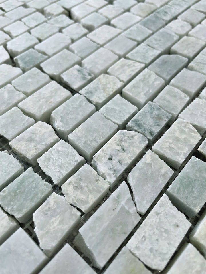 Domenico Ming Green Rustic Mosaic Honed