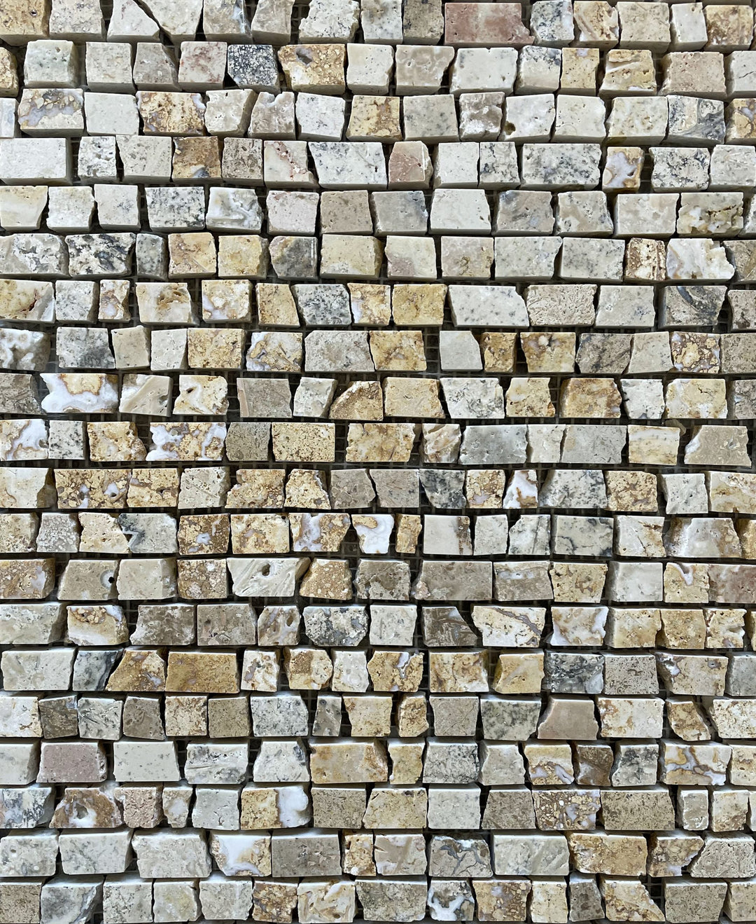 Domenico Travertine Rustic Mosaic Honed