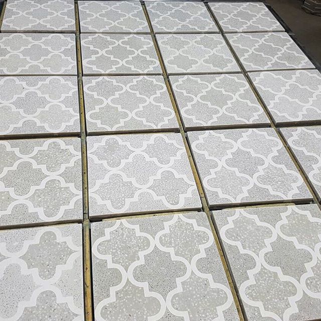The White Lantern Encaustic Terrazzo Tile Collection