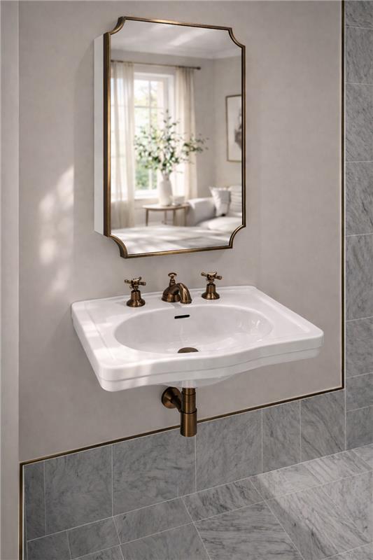 Turner Hastings Claremont Mirror 80x50 Shaving Cabinet