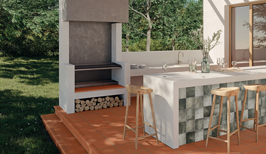 Leuca Spanish Terracotta Tile & Bullnose