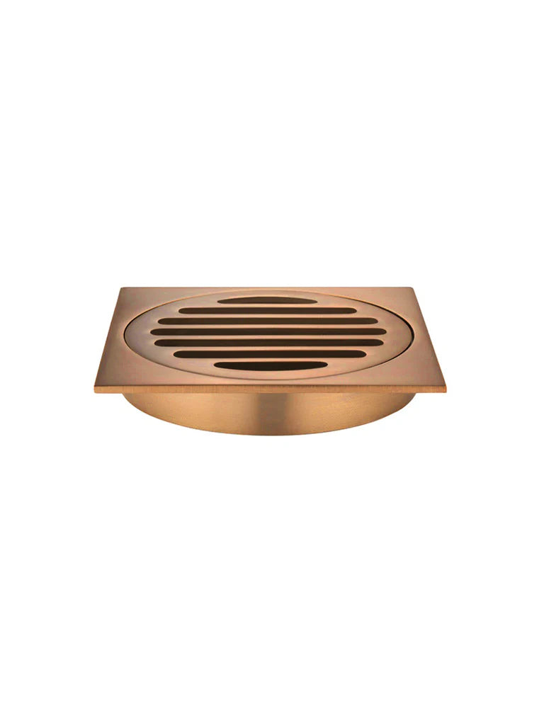 Meir Square Floor Grate Shower Drain 100mm outlet