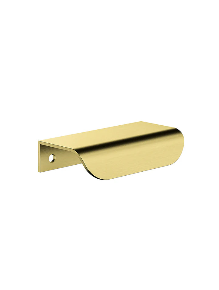 Meir Öppen Edge-Pull 75mm Cabinet Handle (Brushed)