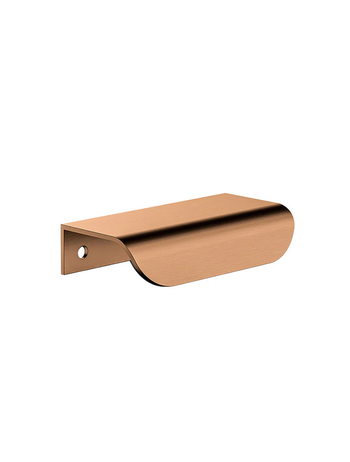 Meir Öppen Edge-Pull 75mm Cabinet Handle (Brushed)