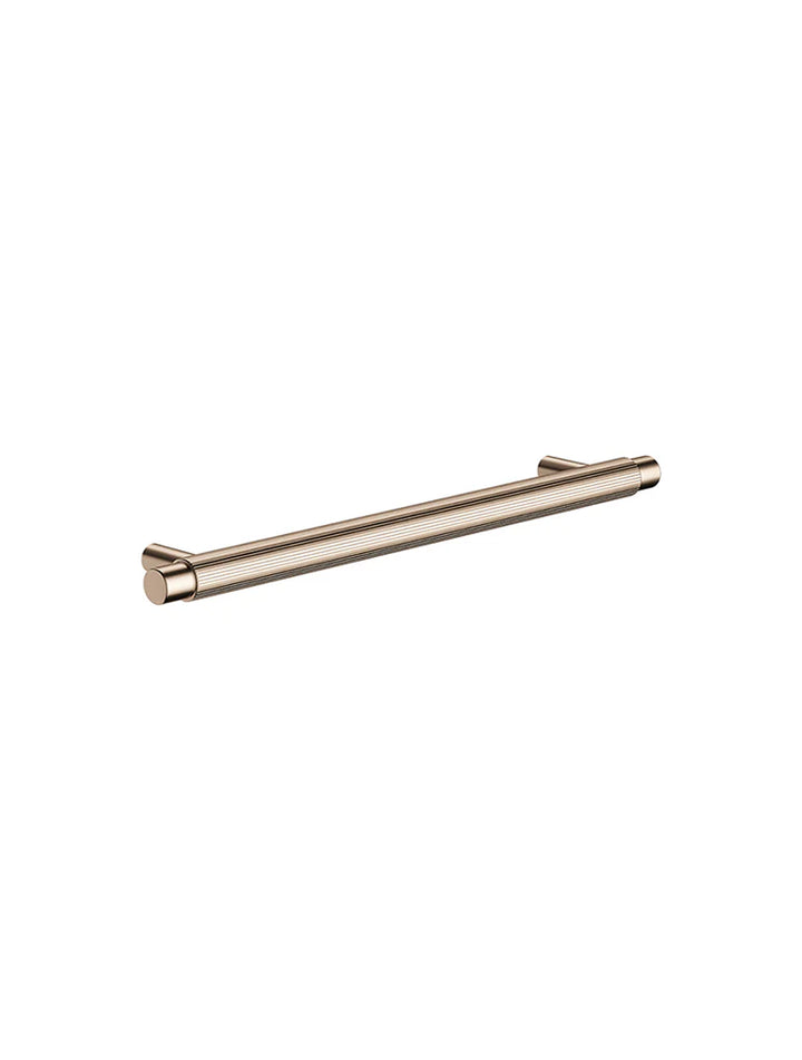 Meir Öppen Round Pull 200mm Cabinet Handle (Linear Knurled)