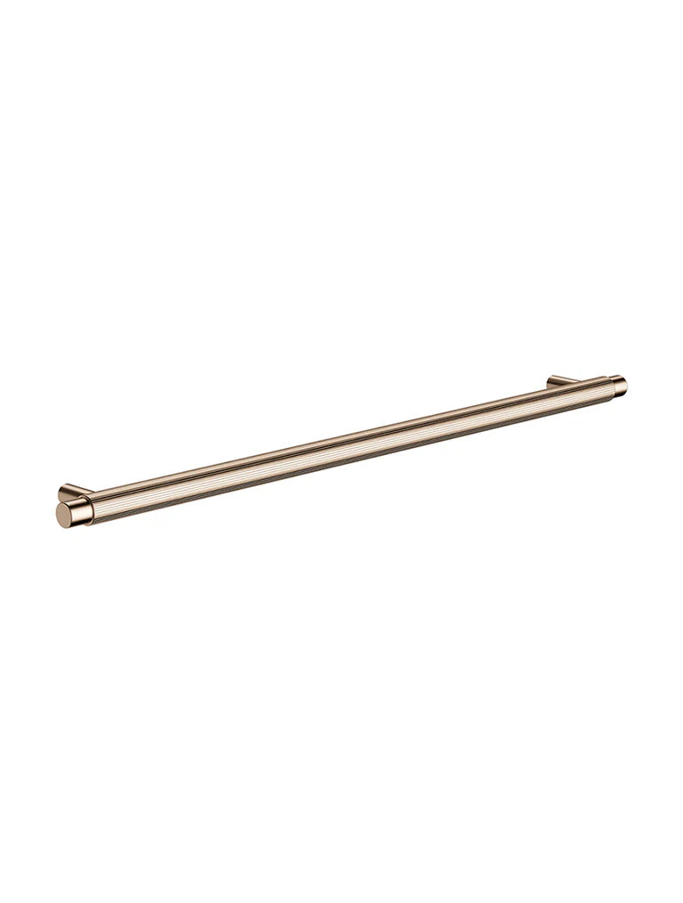 Meir Öppen Round Pull 328mm Cabinet Handle (Linear Knurled)