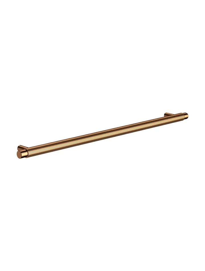 Meir Öppen Round Pull 328mm Cabinet Handle (Linear Knurled)
