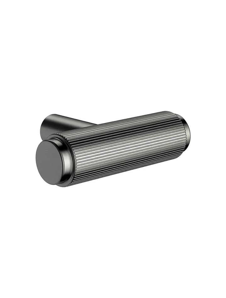 Meir Öppen T-Pull Cabinet Handle (Linear Knurled)