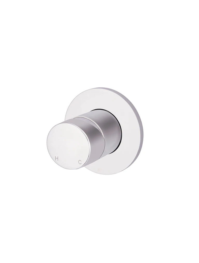 Meir Round Wall Pinless Handle Wall Mixer Trim Kit
