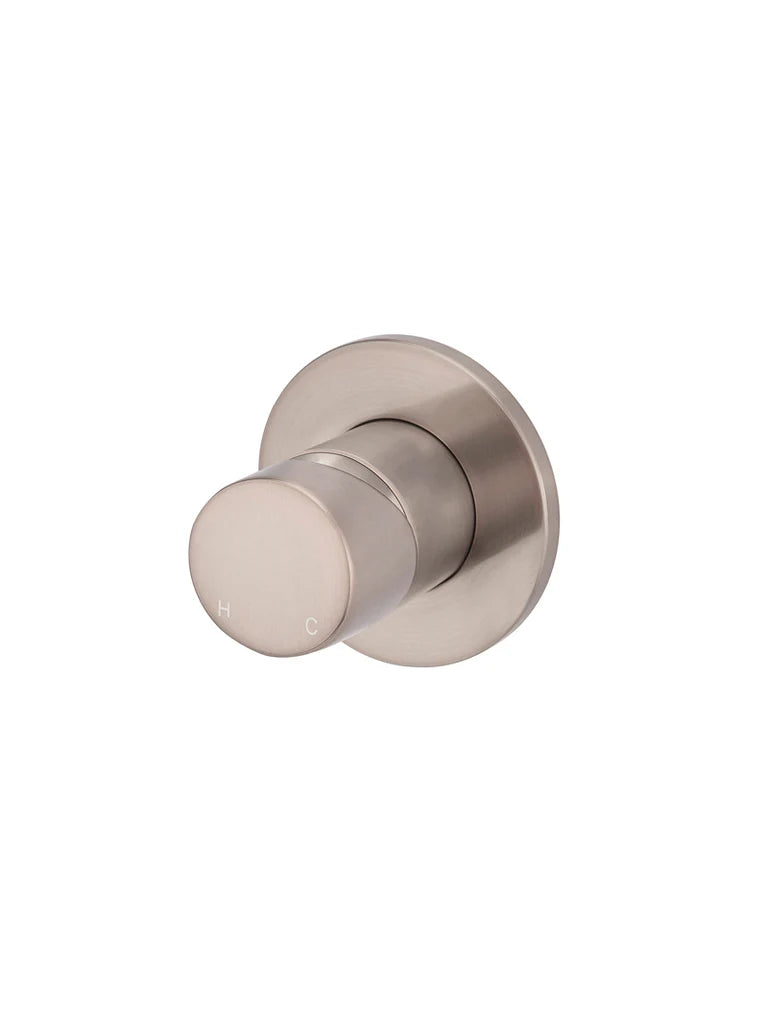 Meir Round Wall Pinless Handle Wall Mixer Trim Kit